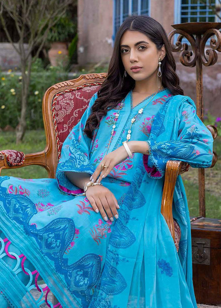 Charizma Embroidered Lawn Suits Unstitched 3 Piece CRZ22ML-4 PEC-41 - Summer Collection