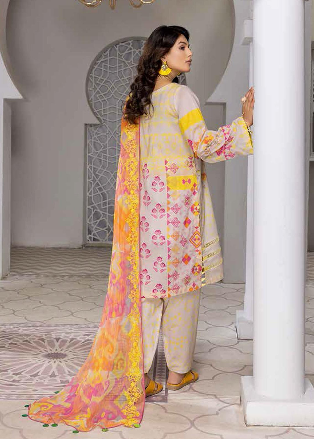 Print Melody By Charizma Embroidered Lawn Suits Unstitched 3 Piece CRZ22-PM6 PEC - 55 - Summer Collection