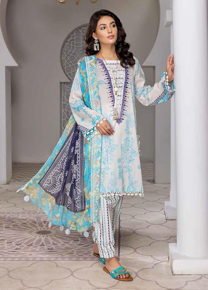 Print Melody By Charizma Embroidered Lawn Suits Unstitched 3 Piece CRZ22-PM6 PEC - 57 - Summer Collection