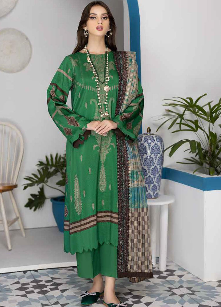 Print Melody by Charizma Embroidered Marina Suits Unstitched 3 Piece CRZ22MC PEW-06 - Winter Collection