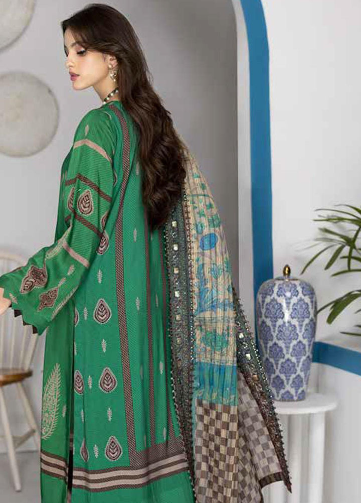 Print Melody by Charizma Embroidered Marina Suits Unstitched 3 Piece CRZ22MC PEW-06 - Winter Collection