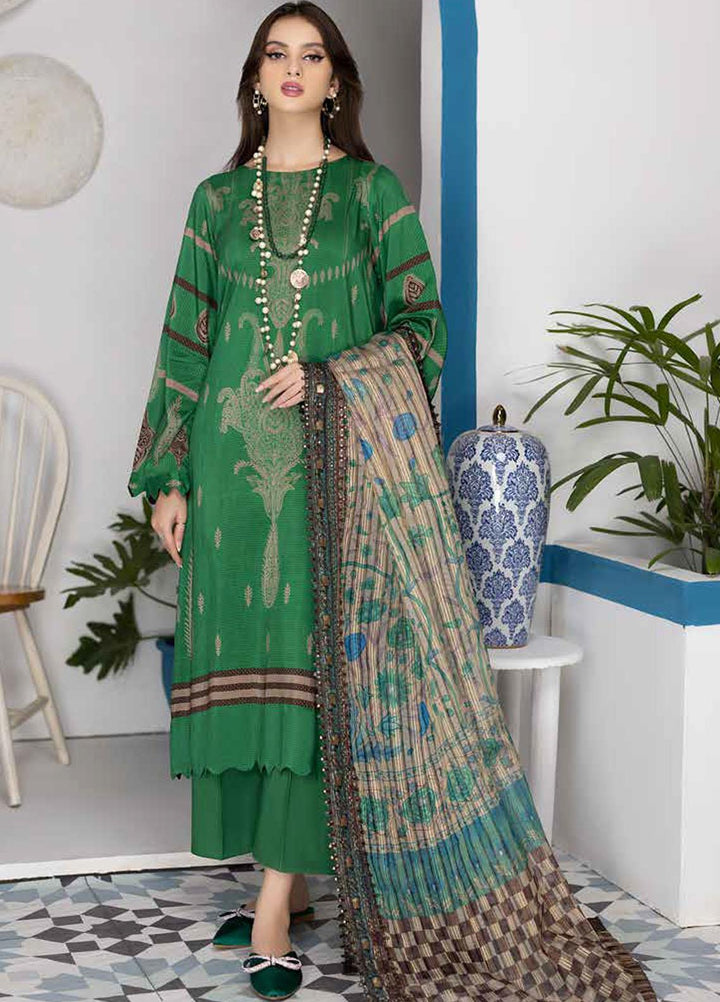 Print Melody by Charizma Embroidered Marina Suits Unstitched 3 Piece CRZ22MC PEW-06 - Winter Collection