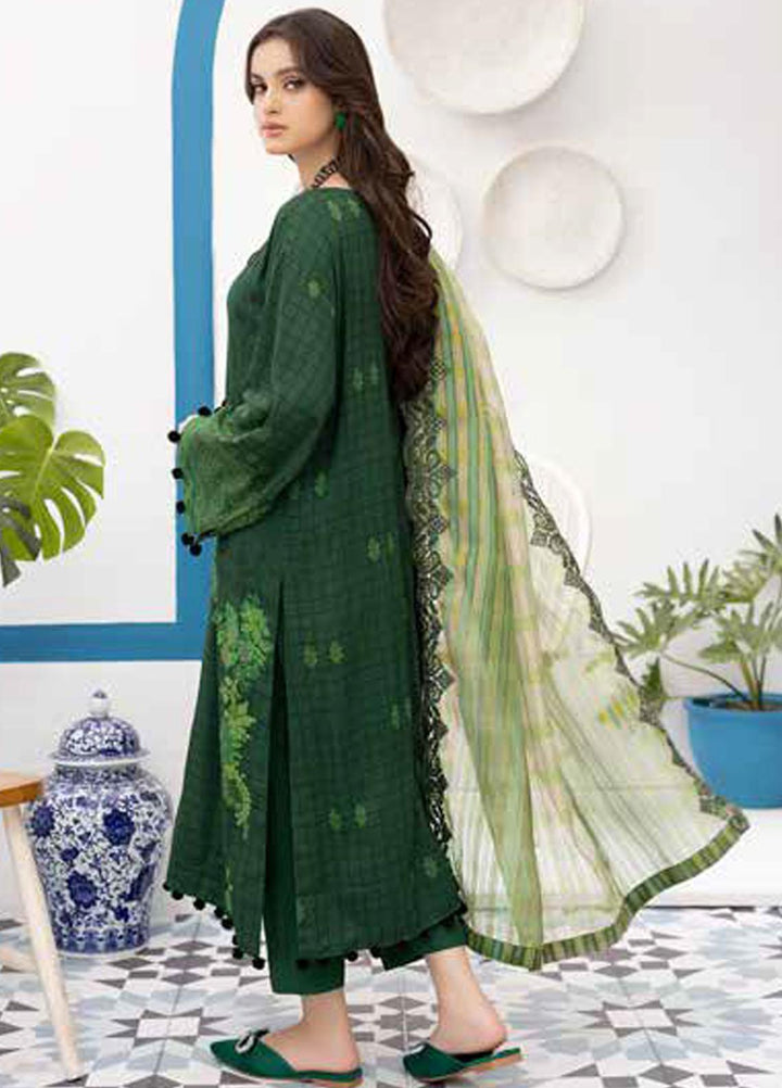Print Melody by Charizma Embroidered Marina Suits Unstitched 3 Piece CRZ22MC PEW-08 - Winter Collection
