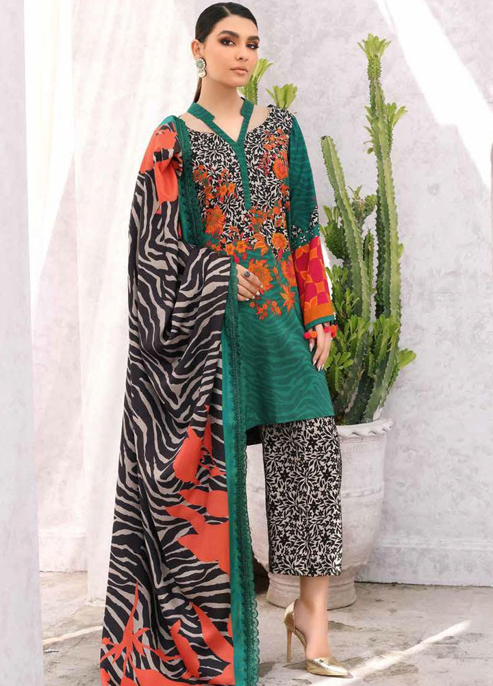 Charizma Embroidered Slub Suits Unstitched 3 Piece CRZ23PM CPMW3-01 - Winter Collection