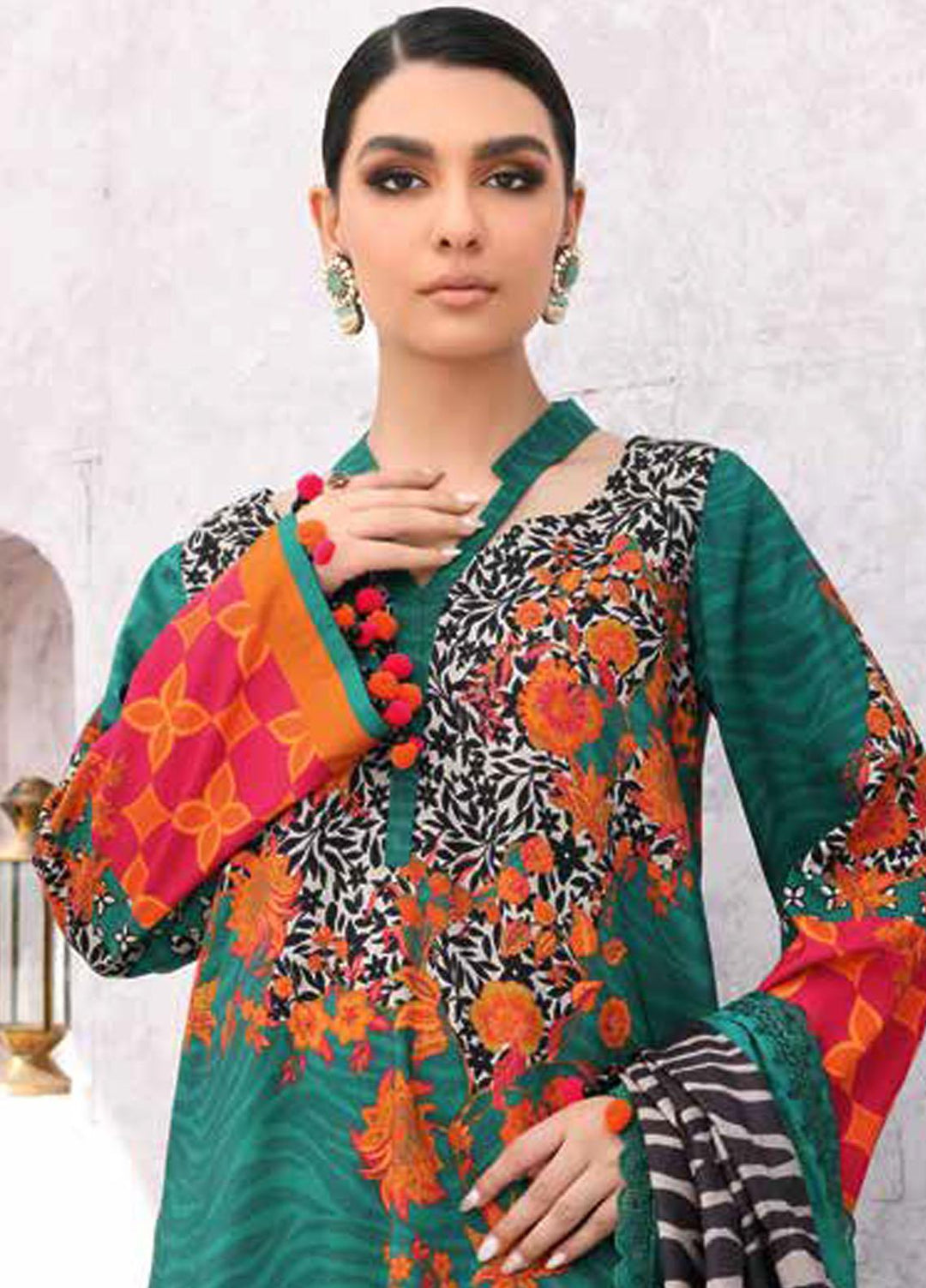 Charizma Embroidered Slub Suits Unstitched 3 Piece CRZ23PM CPMW3-01 - Winter Collection