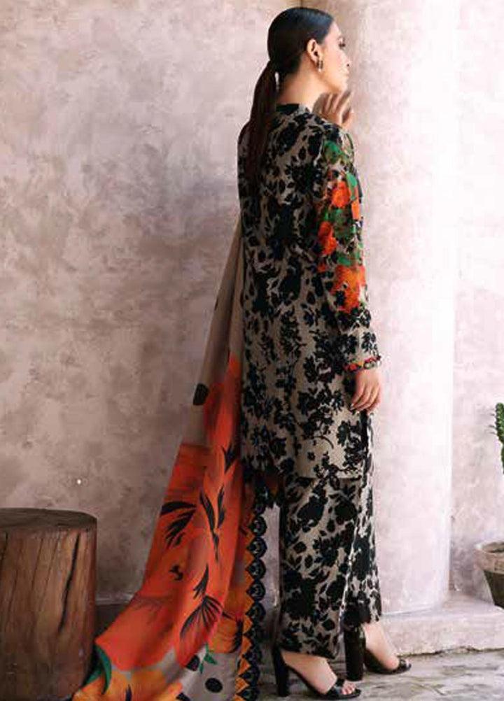 Charizma Embroidered Slub Suits Unstitched 3 Piece CRZ23PM CPMW3-02 - Winter Collection