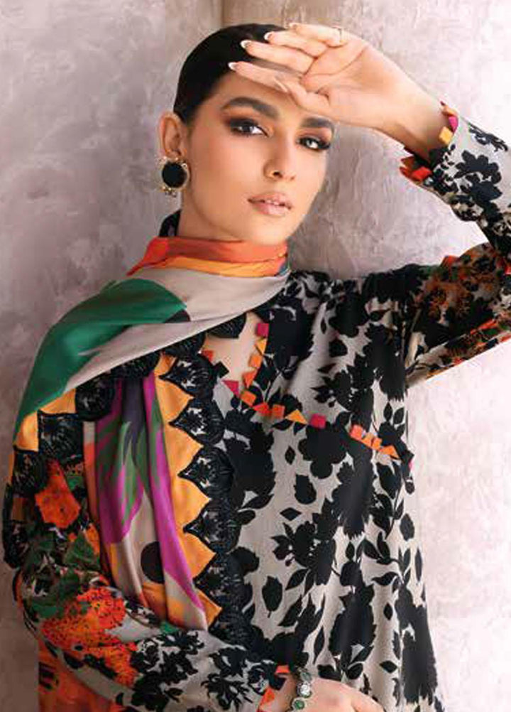 Charizma Embroidered Slub Suits Unstitched 3 Piece CRZ23PM CPMW3-02 - Winter Collection