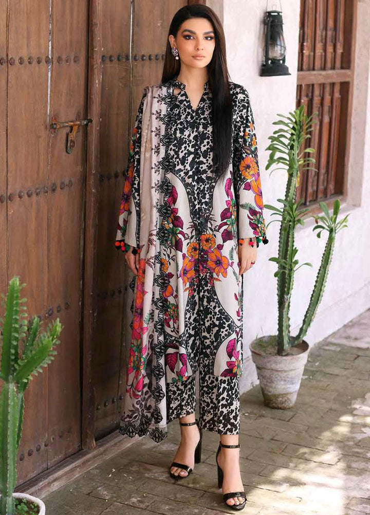 Charizma Embroidered Slub Suits Unstitched 3 Piece CRZ23PM CPMW3-04 - Winter Collection