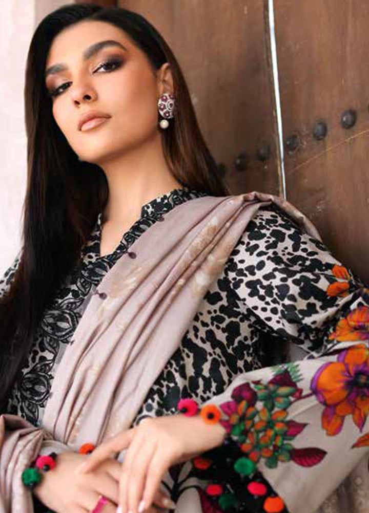 Charizma Embroidered Slub Suits Unstitched 3 Piece CRZ23PM CPMW3-04 - Winter Collection