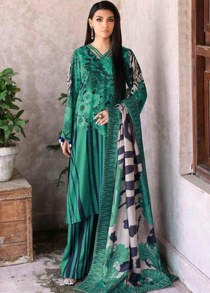 Charizma Embroidered Slub Suits Unstitched 3 Piece CRZ23PM CPMW3-05 - Winter Collection