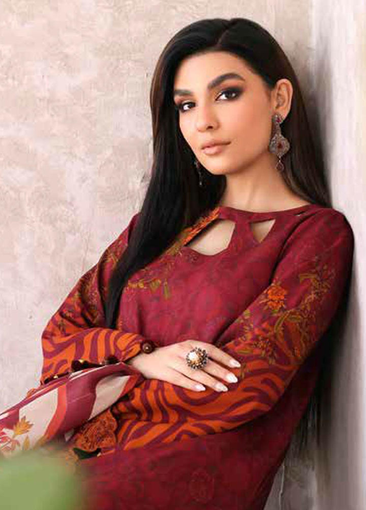 Charizma Embroidered Slub Suits Unstitched 3 Piece CRZ23PM CPMW3-06 - Winter Collection