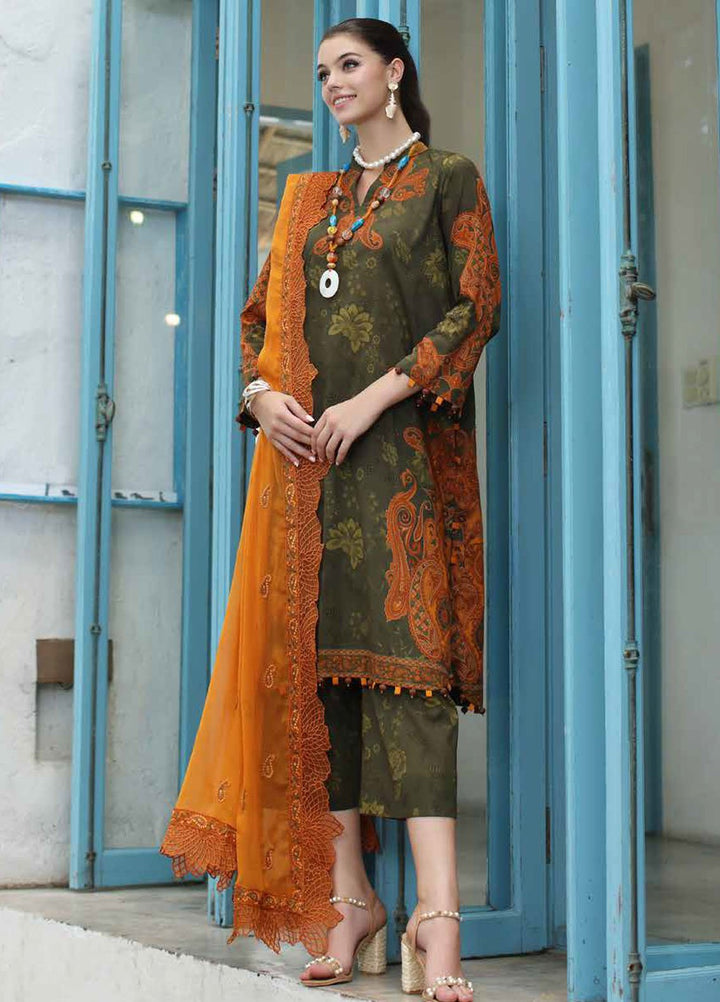 Charizma Printed Lawn Suits Unstitched 3 Piece CRZ24PM PM4-10 - Summer Collection