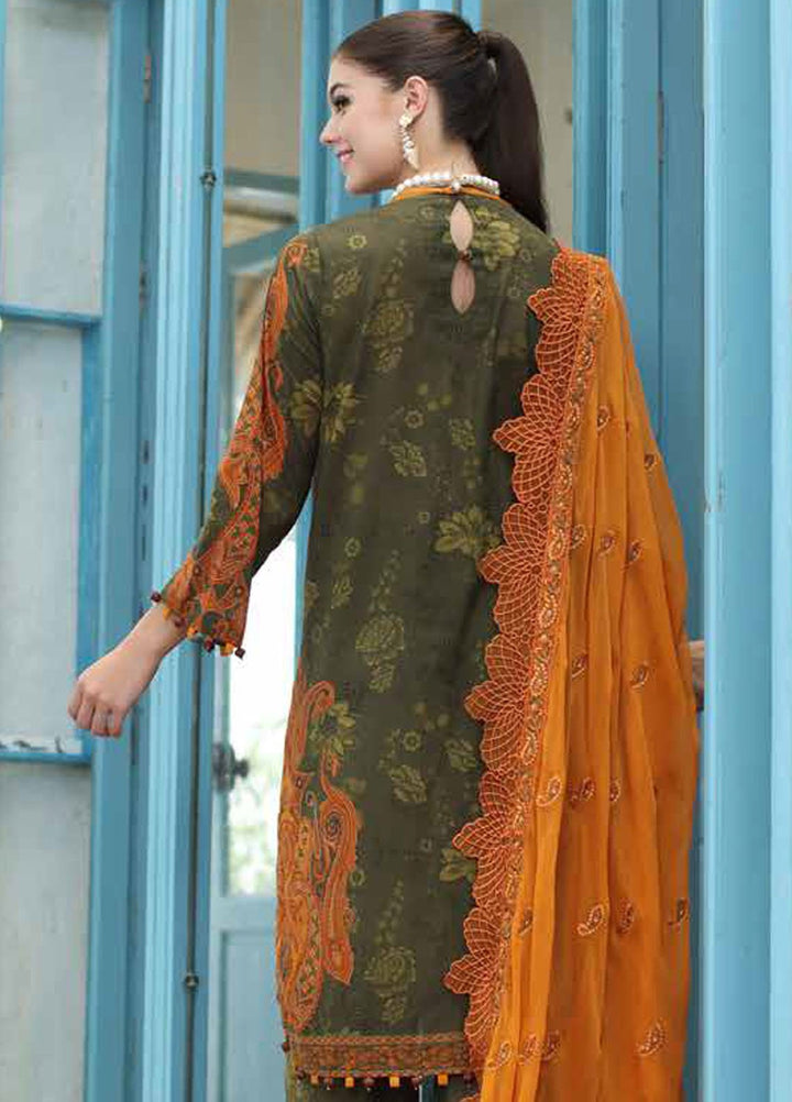 Charizma Printed Lawn Suits Unstitched 3 Piece CRZ24PM PM4-10 - Summer Collection