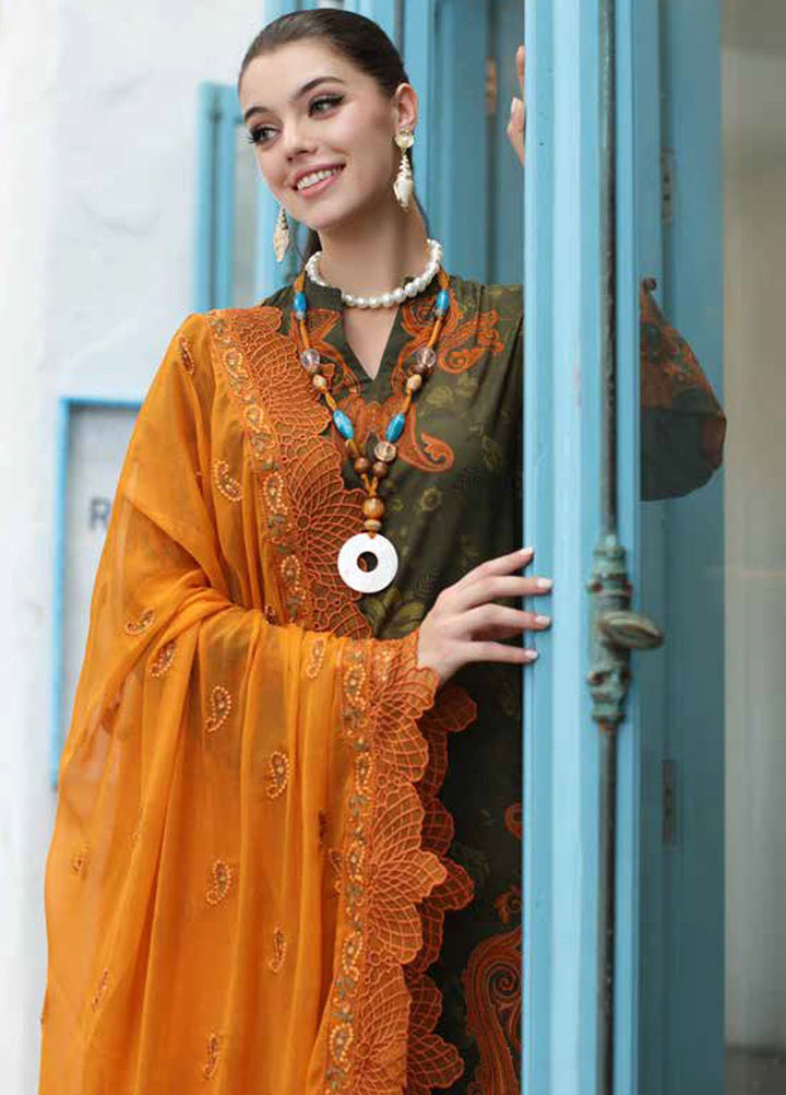 Charizma Printed Lawn Suits Unstitched 3 Piece CRZ24PM PM4-10 - Summer Collection