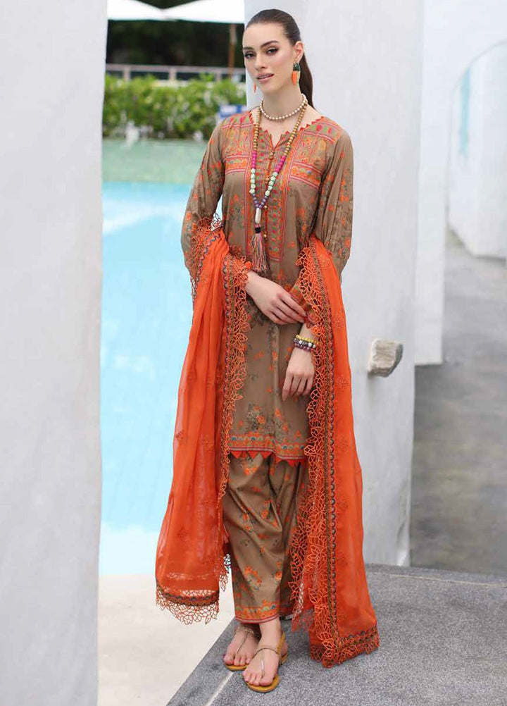 Charizma Printed Lawn Suits Unstitched 3 Piece CRZ24PM PM4-11 - Summer Collection