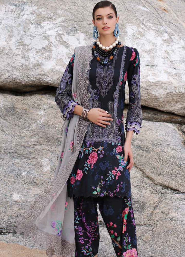 Charizma Printed Lawn Suits Unstitched 3 Piece CRZ24PM PM4-13 - Summer Collection