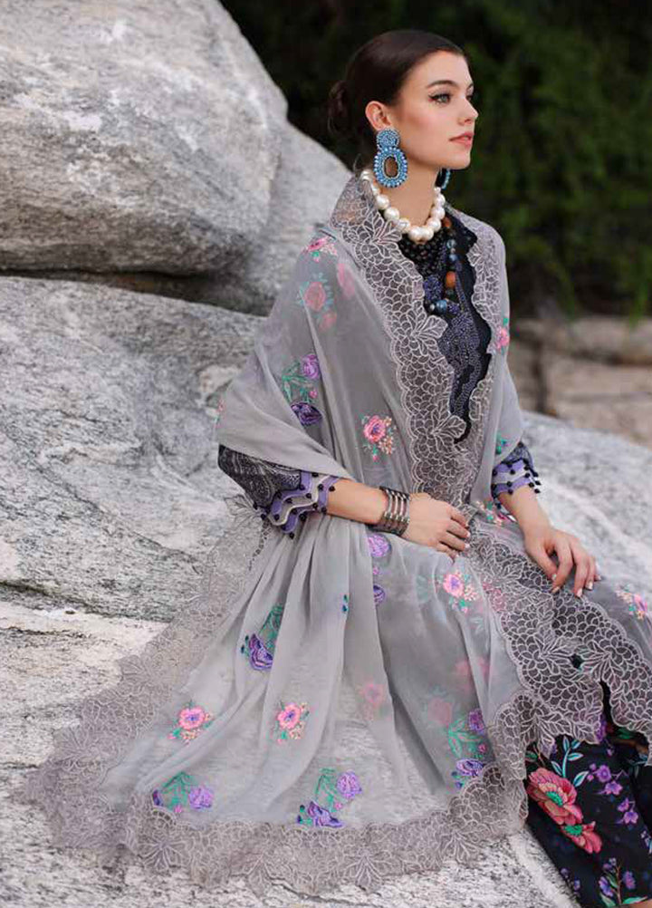 Charizma Printed Lawn Suits Unstitched 3 Piece CRZ24PM PM4-13 - Summer Collection