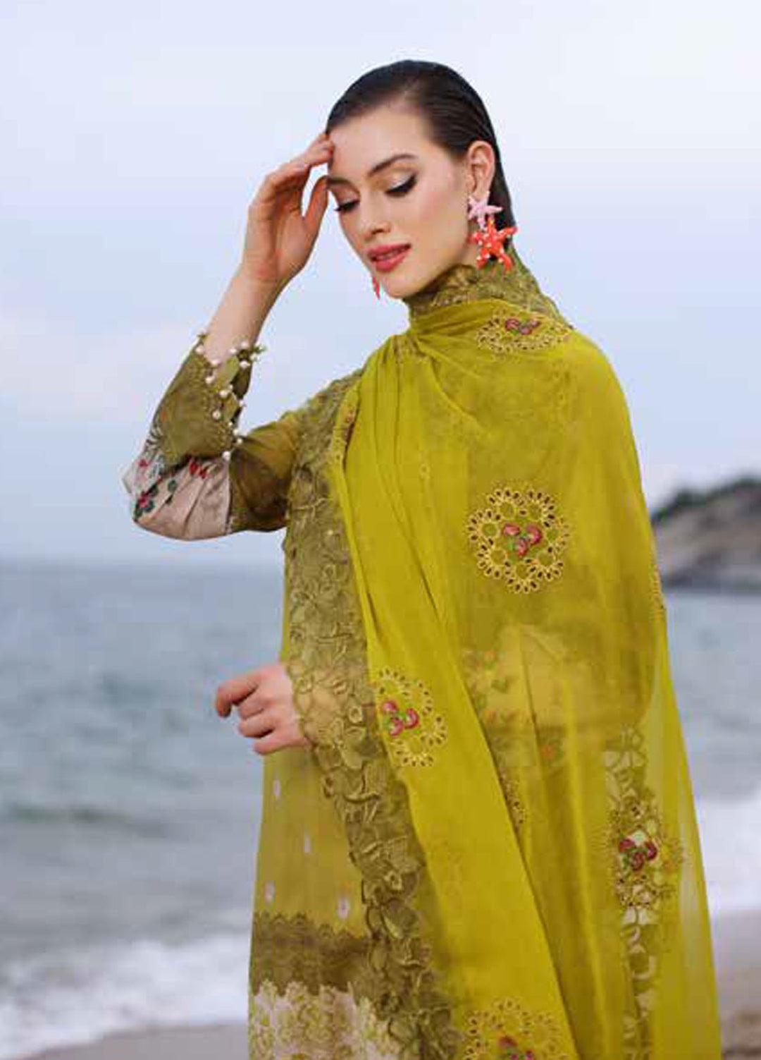 Charizma Printed Lawn Suits Unstitched 3 Piece CRZ24PM PM4-14 - Summer Collection