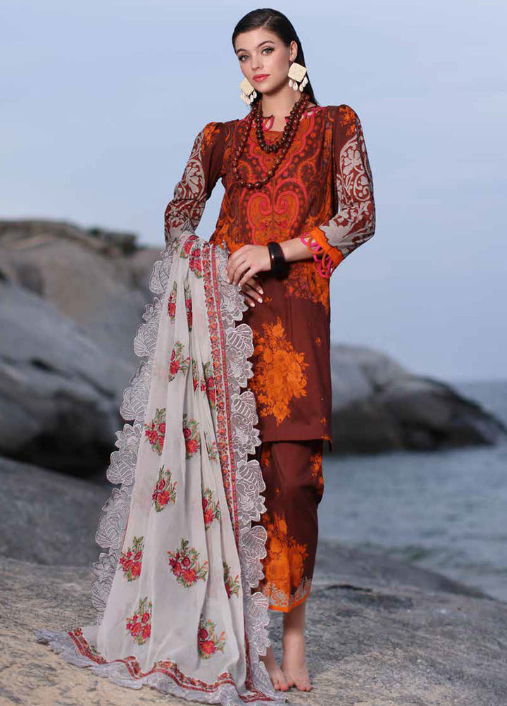 Charizma Printed Lawn Suits Unstitched 3 Piece CRZ24PM PM4-15 - Summer Collection