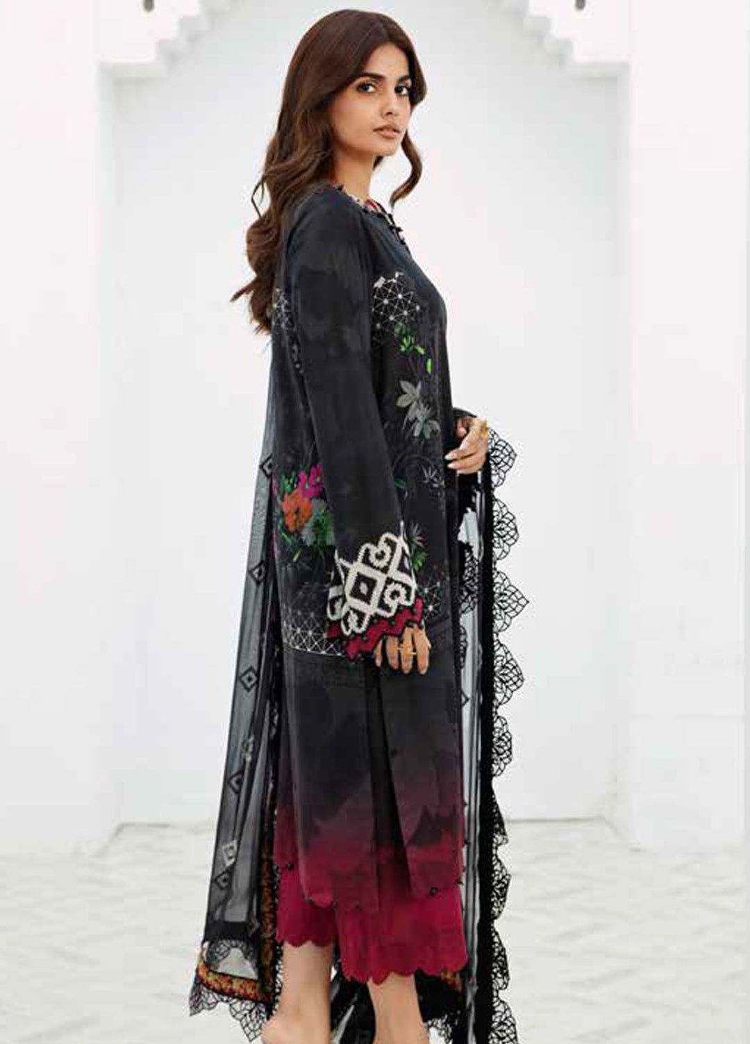Charizma Printed Lawn Suits Unstitched 3 Piece CRZ24PM PM4-16 - Summer Collection