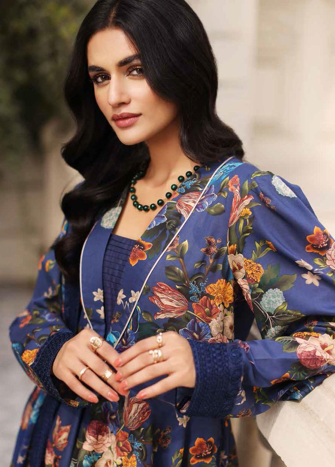 Rang-e-Bahaar By Charizma Embroidered Lawn Suits Unstitched 3 Piece CRZ23RB CRB-01 - Spring / Summer Collection