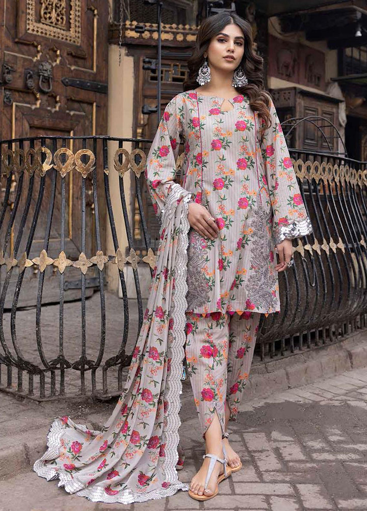 Rang-e-Bahaar By Charizma Embroidered Lawn Suits Unstitched 3 Piece CRZ23RB CRB-03 - Spring / Summer Collection
