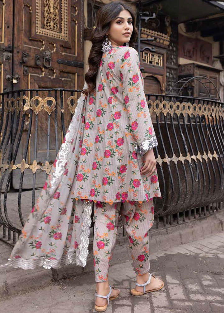 Rang-e-Bahaar By Charizma Embroidered Lawn Suits Unstitched 3 Piece CRZ23RB CRB-03 - Spring / Summer Collection