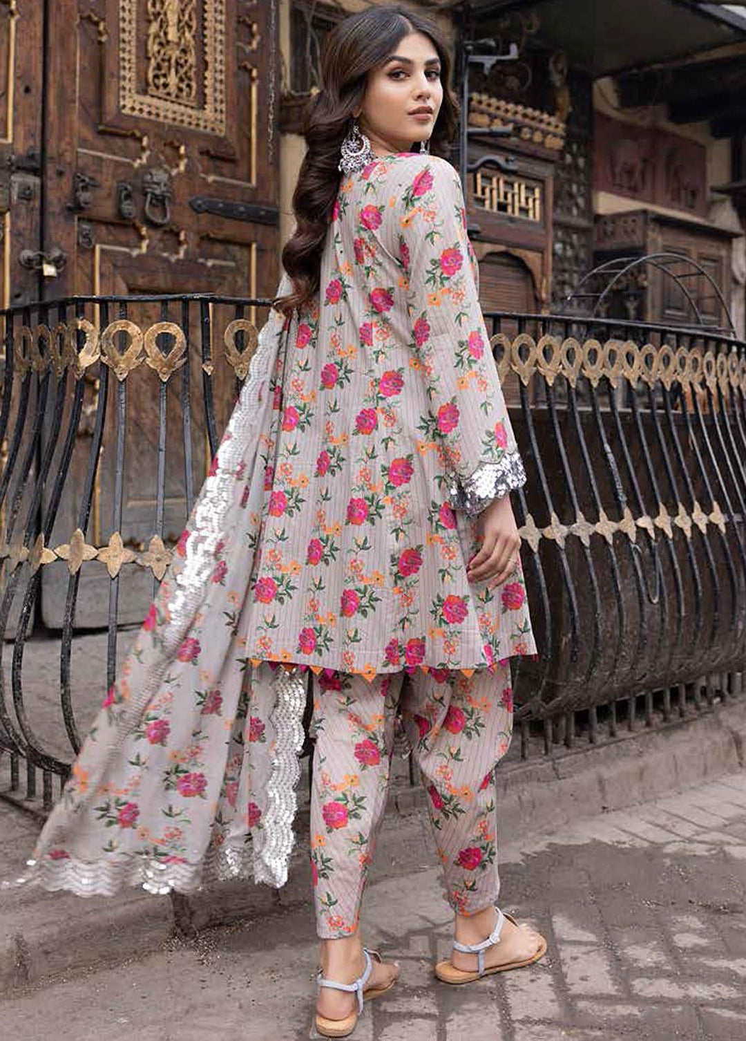 Rang-e-Bahaar By Charizma Embroidered Lawn Suits Unstitched 3 Piece CRZ23RB CRB-03 - Spring / Summer Collection