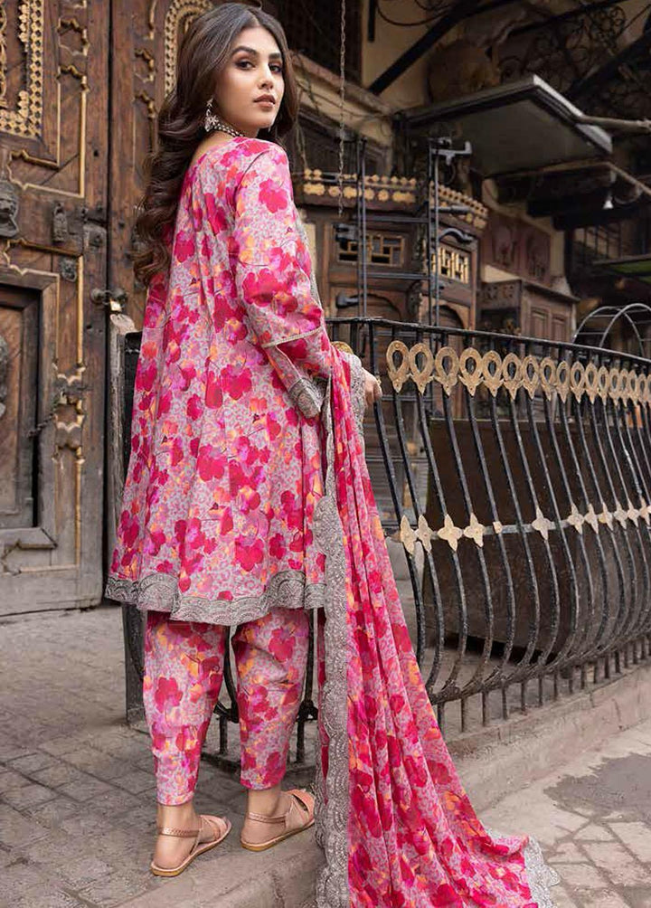 Rang-e-Bahaar By Charizma Embroidered Lawn Suits Unstitched 3 Piece CRZ23RB CRB-04 - Spring / Summer Collection