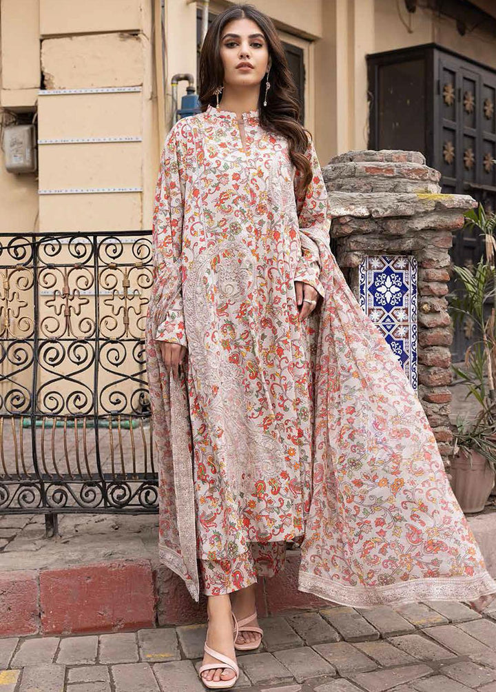 Rang-e-Bahaar By Charizma Embroidered Lawn Suits Unstitched 3 Piece CRZ23RB CRB-05 - Spring / Summer Collection