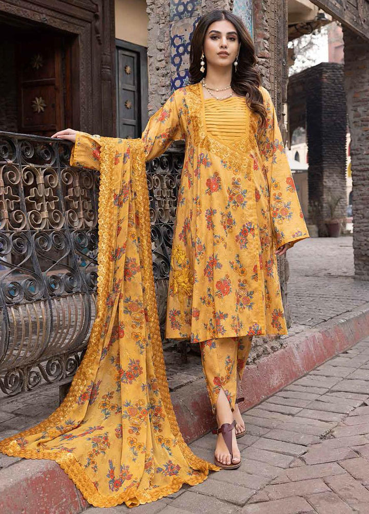 Rang-e-Bahaar By Charizma Embroidered Lawn Suits Unstitched 3 Piece CRZ23RB CRB-06 - Spring / Summer Collection
