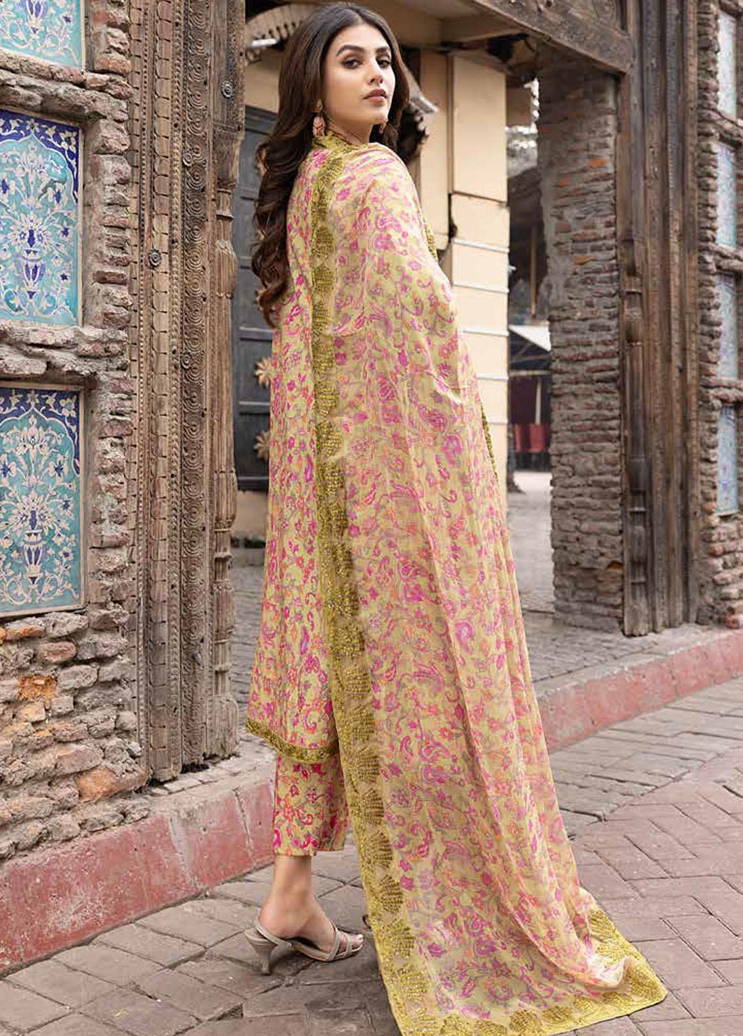 Rang-e-Bahaar By Charizma Embroidered Lawn Suits Unstitched 3 Piece CRZ23RB CRB-07 - Spring / Summer Collection