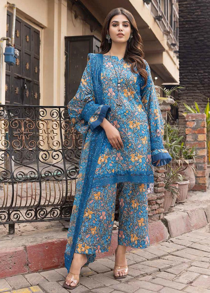 Rang-e-Bahaar By Charizma Embroidered Lawn Suits Unstitched 3 Piece CRZ23RB CRB-10 - Spring / Summer Collection
