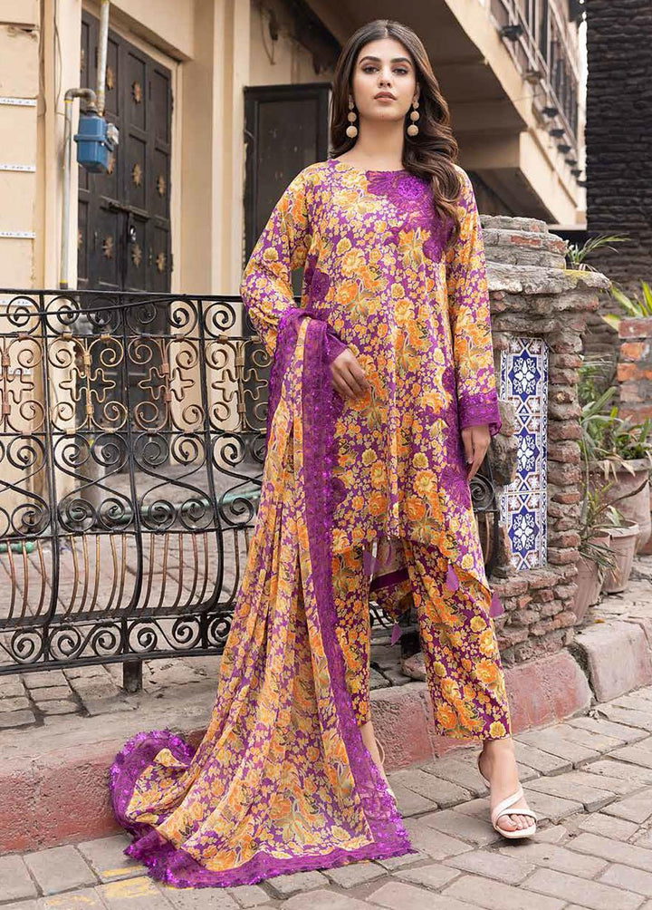 Rang-e-Bahaar By Charizma Embroidered Lawn Suits Unstitched 3 Piece CRZ23RB CRB-11 - Spring / Summer Collection