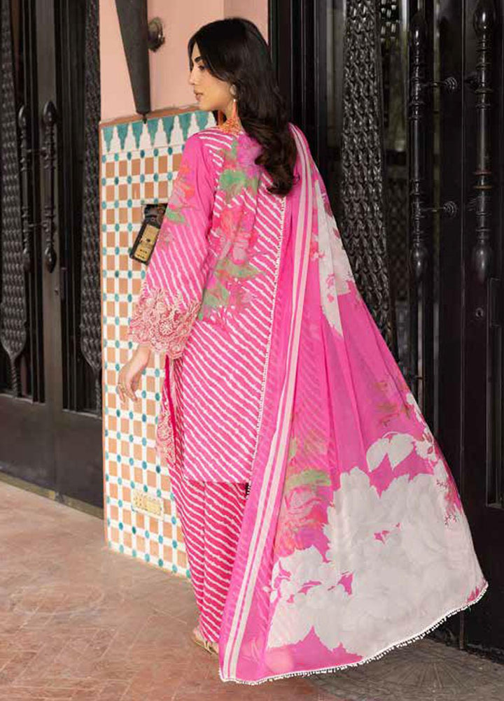 Rang-e-Bahaar By Charizma Embroidered Lawn Suits Unstitched 3 Piece CRZ23RB-V2 CRB-14-A - Spring / Summer Collection