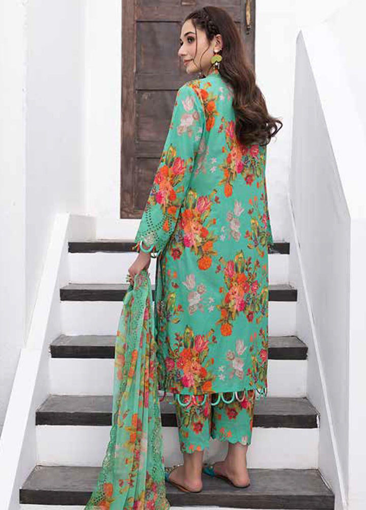 Rang-e-Bahaar By Charizma Embroidered Lawn Suits Unstitched 3 Piece CRZ23RB-V2 CRB-15 - Spring / Summer Collection