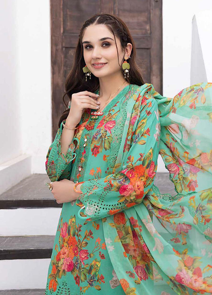 Rang-e-Bahaar By Charizma Embroidered Lawn Suits Unstitched 3 Piece CRZ23RB-V2 CRB-15 - Spring / Summer Collection