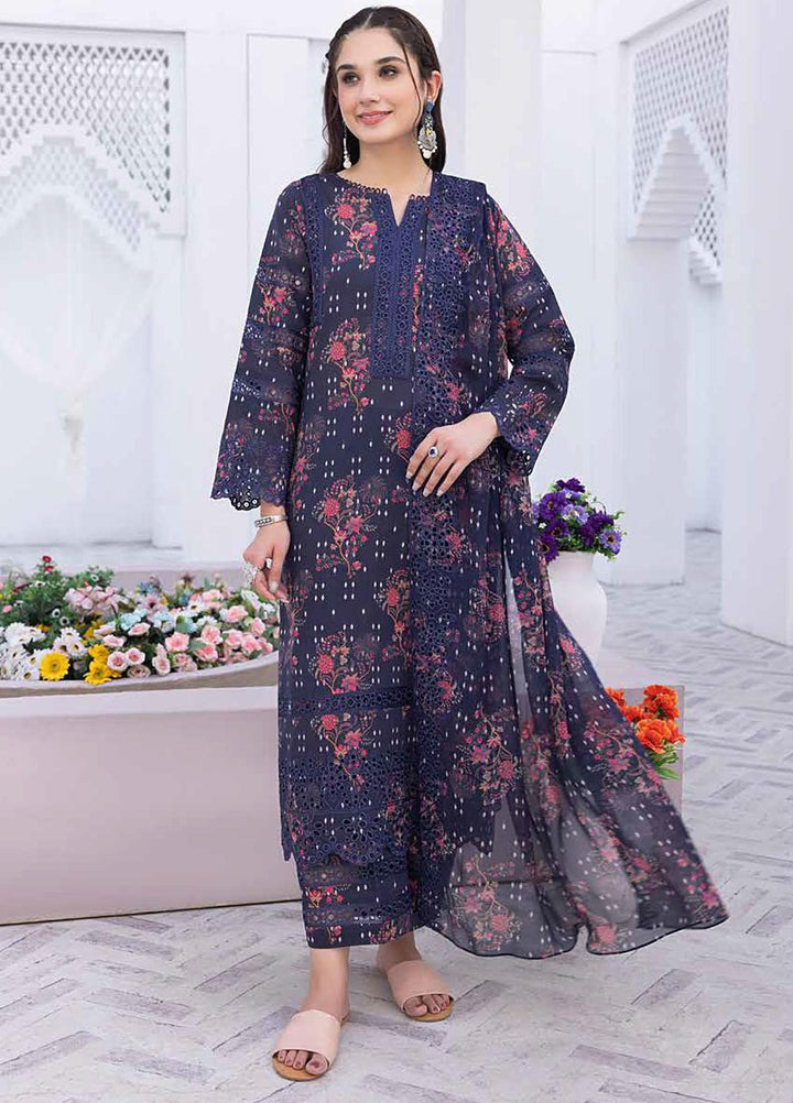 Rang-e-Bahaar By Charizma Embroidered Lawn Suits Unstitched 3 Piece CRZ23RB-V2 CRB-16 - Spring / Summer Collection