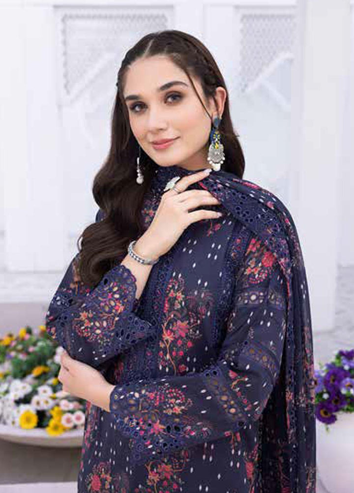 Rang-e-Bahaar By Charizma Embroidered Lawn Suits Unstitched 3 Piece CRZ23RB-V2 CRB-16 - Spring / Summer Collection