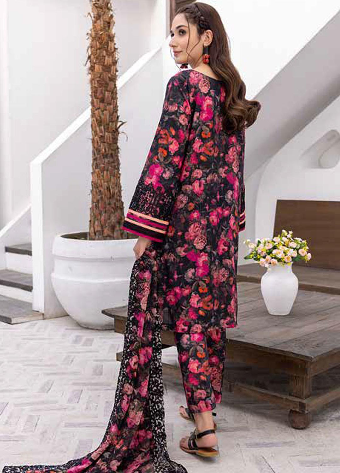 Rang-e-Bahaar By Charizma Embroidered Lawn Suits Unstitched 3 Piece CRZ23RB-V2 CRB-18 - Spring / Summer Collection