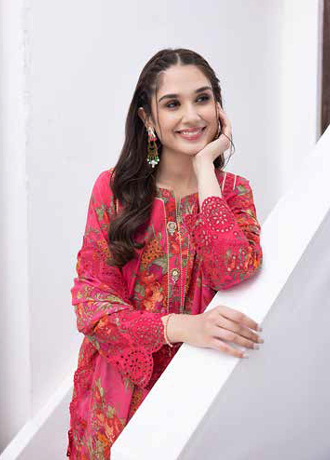 Rang-e-Bahaar By Charizma Embroidered Lawn Suits Unstitched 3 Piece CRZ23RB-V2 CRB-19 - Spring / Summer Collection