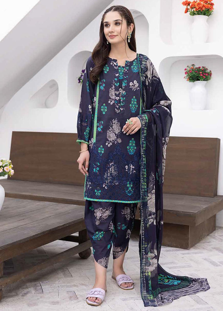 Rang-e-Bahaar By Charizma Embroidered Lawn Suits Unstitched 3 Piece CRZ23RB-V2 CRB-20 - Spring / Summer Collection