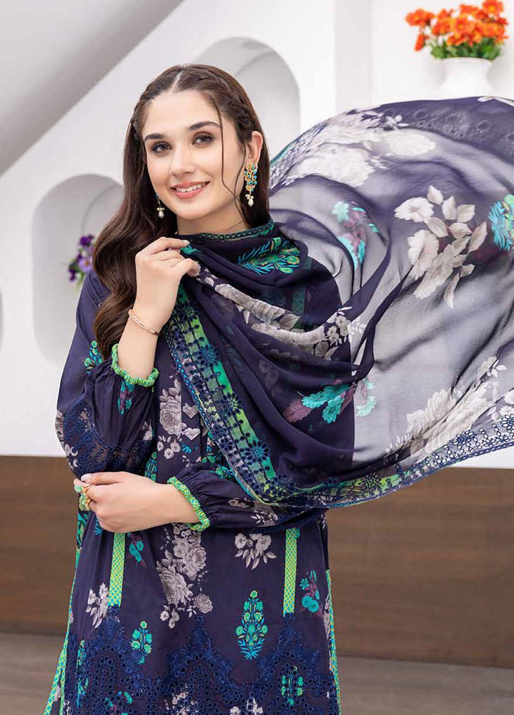 Rang-e-Bahaar By Charizma Embroidered Lawn Suits Unstitched 3 Piece CRZ23RB-V2 CRB-20 - Spring / Summer Collection
