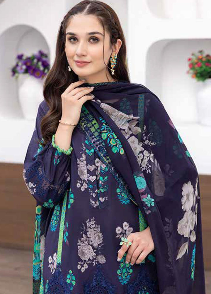 Rang-e-Bahaar By Charizma Embroidered Lawn Suits Unstitched 3 Piece CRZ23RB-V2 CRB-20 - Spring / Summer Collection