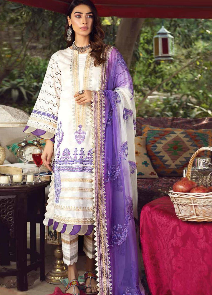 Charizma Embroidered Lawn Suits Unstitched 3 Piece CRZ21BN EBL-03 - Summer Collection
