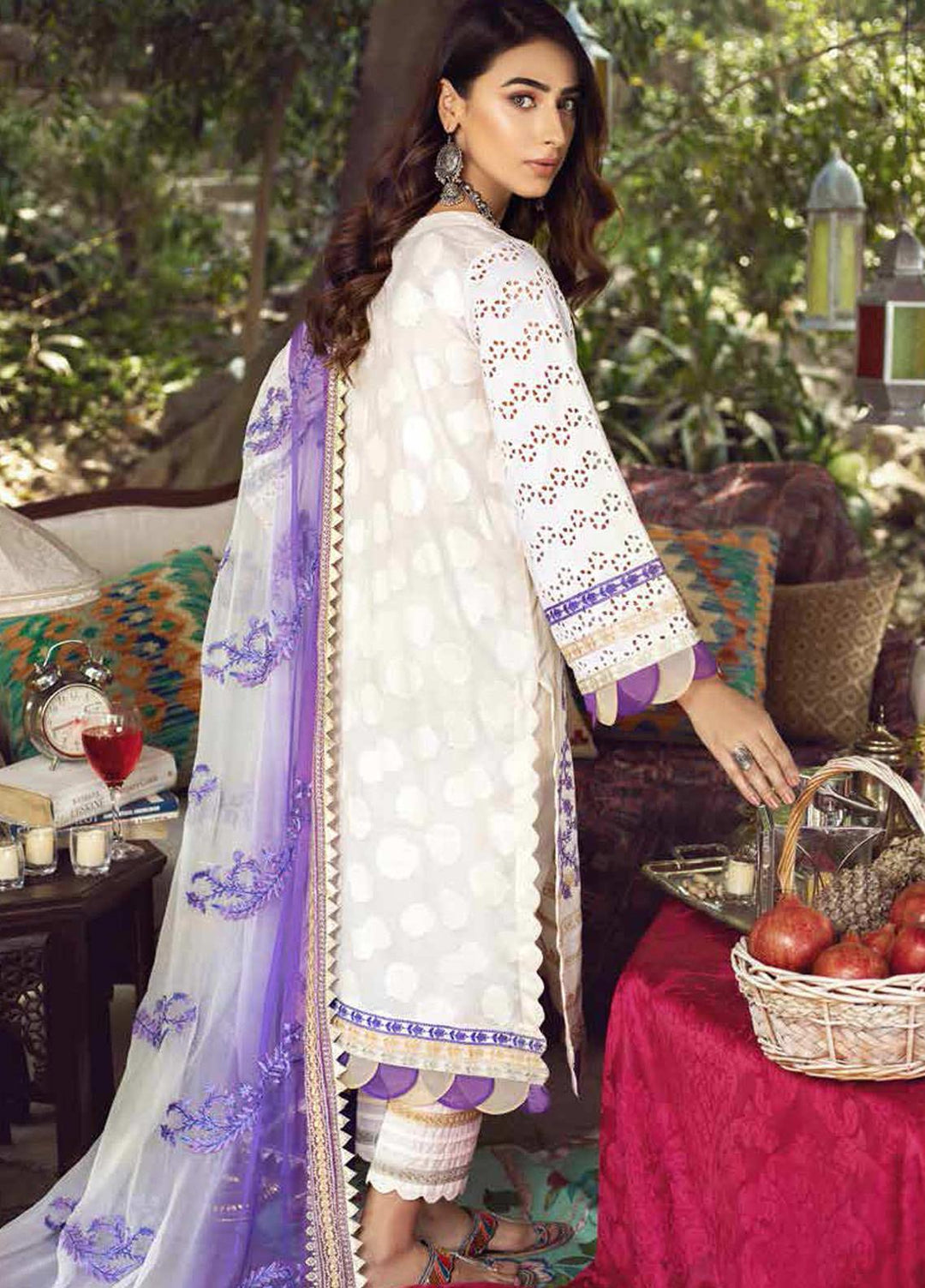 Charizma Embroidered Lawn Suits Unstitched 3 Piece CRZ21BN EBL-03 - Summer Collection