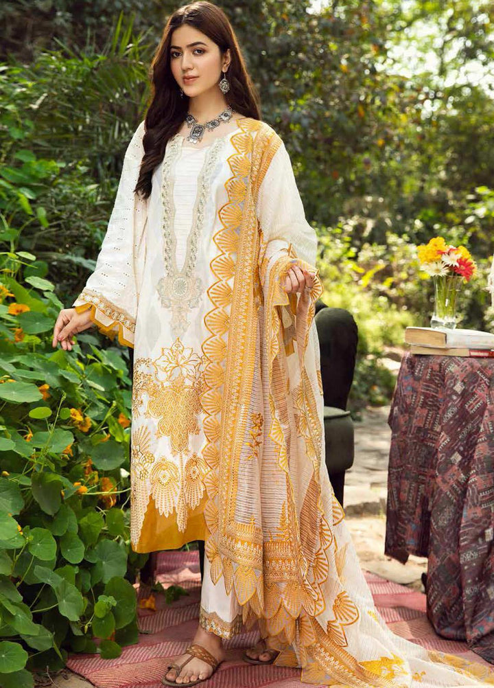 Charizma Embroidered Lawn Suits Unstitched 3 Piece CRZ21BN EBL-04 - Summer Collection