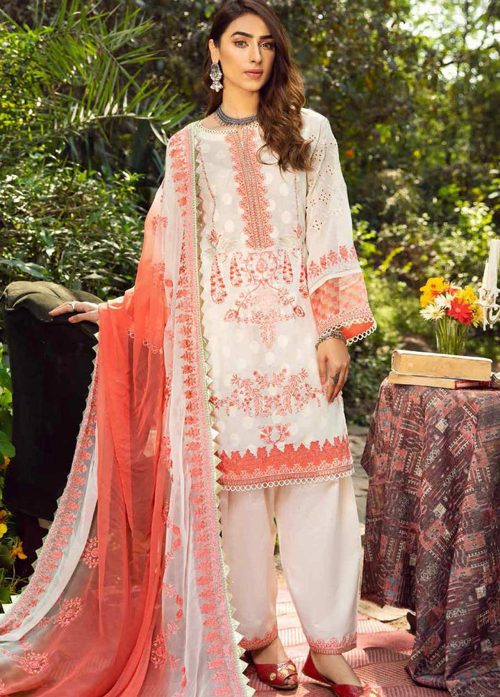 Charizma Embroidered Lawn Suits Unstitched 3 Piece CRZ21BN EBL-05 - Summer Collection