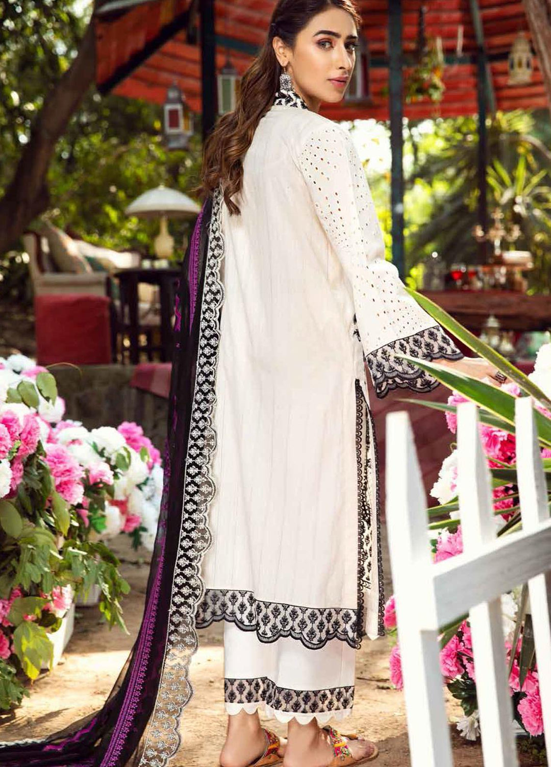 Charizma Embroidered Lawn Suits Unstitched 3 Piece CRZ21BN EBL-08 - Summer Collection