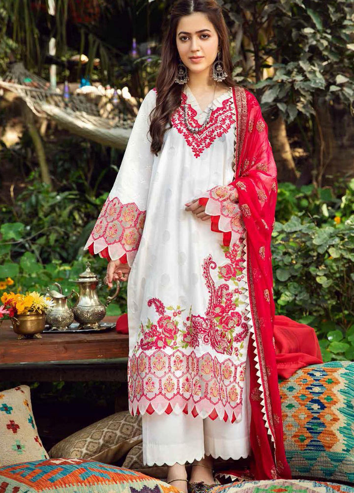 Charizma Embroidered Lawn Suits Unstitched 3 Piece CRZ21BN EBL-09 - Summer Collection